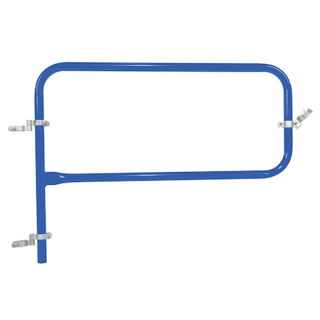 Vestil BLUE PIPE SAFETY RAILING GATE-P SHAPED 48X36 VDKR-G4-BL